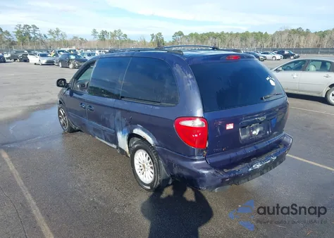 2005 Dodge Grand Caravan Sxt из США, поврежденный, VIN 2D4GP44L25R137687